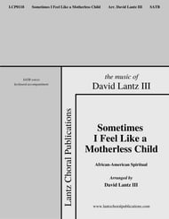 Sometimes I Feel Like a Motherless Child SATB choral sheet music cover Thumbnail